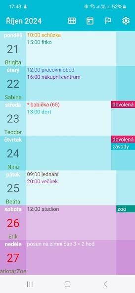 Run android online APK Jednoduchý kalendář from MyAndroid or emulate Jednoduchý kalendář using MyAndroid
