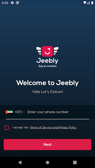 Run android online APK Jeebly Delivery Partner App from MyAndroid or emulate Jeebly Delivery Partner App using MyAndroid
