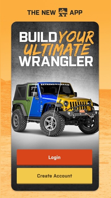 Emulate iPhone app Jeep Parts by ExtremeTerrain using MyAndroid