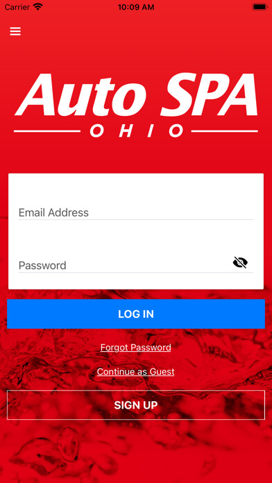 Emulate iPhone app Jefferson Auto Spa using MyAndroid