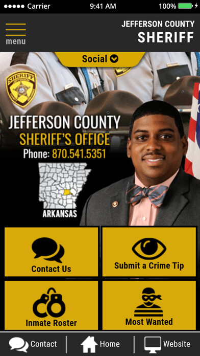 Emulate iPhone app Jefferson County AR Sheriff using MyAndroid Emulate iPhone app Jefferson County AR Sheriff using MyAndroid