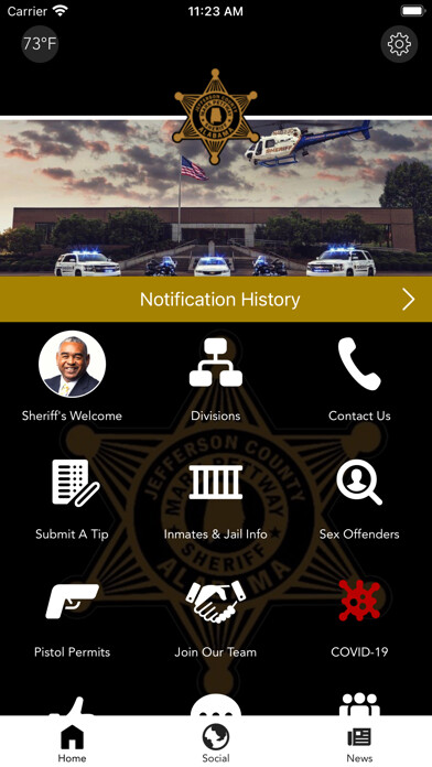 Emulate iPhone app Jefferson County Sheriff AL using MyAndroid Emulate iPhone app Jefferson County Sheriff AL using MyAndroid