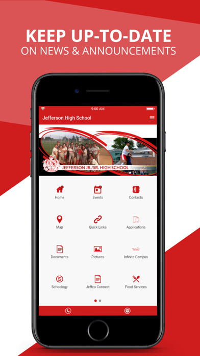Emulate iPhone app Jefferson High School using MyAndroid Emulate iPhone app Jefferson High School using MyAndroid