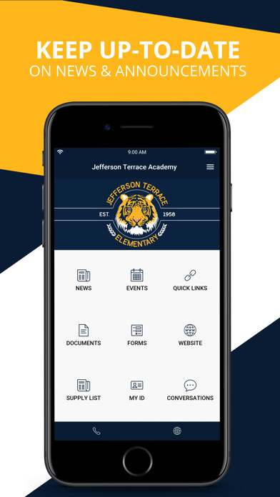 Emulate iPhone app Jefferson Terrace Academy using MyAndroid Emulate iPhone app Jefferson Terrace Academy using MyAndroid