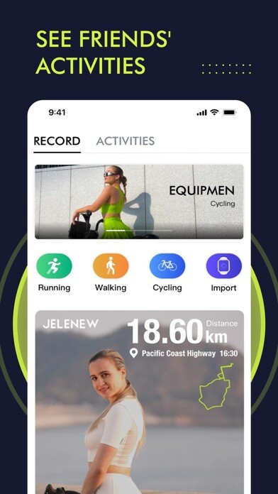 Emulate iPhone app Jelenew Club - Cycling Sports using MyAndroid