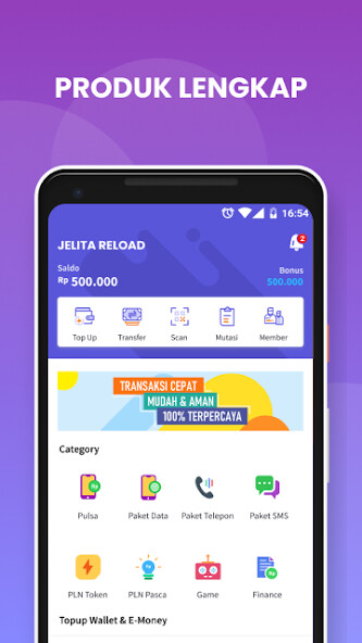 Run android online APK Jelita Reload from MyAndroid or emulate Jelita Reload using MyAndroid