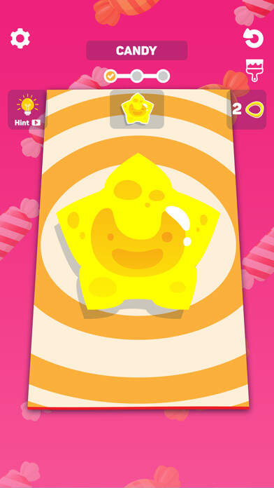 Emulate iPhone app Jelly Art - Matching Puzzle using MyAndroid