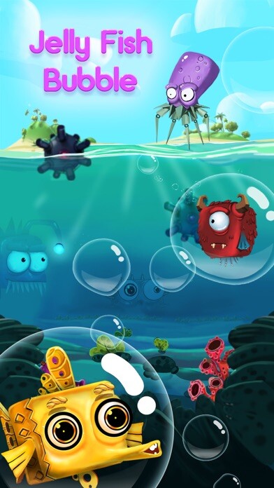Emulate iPhone app Jelly Fish Bubble using MyAndroid