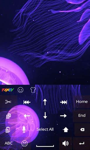 Run android online APK Jelly Fish FancyKeyboard Theme from MyAndroid or emulate Jelly Fish FancyKeyboard Theme using MyAndroid