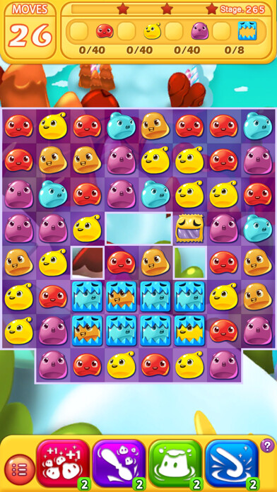 Emulate iPhone app Jelly Jelly Crush - In the sky using MyAndroid