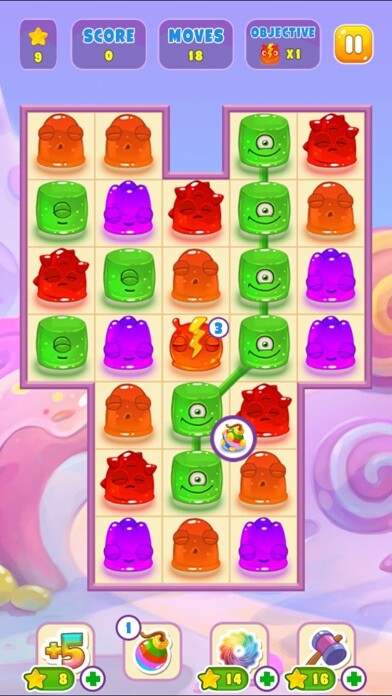 Emulate iPhone app Jelly Link Crush Puzzle using MyAndroid Emulate iPhone app Jelly Link Crush Puzzle using MyAndroid
