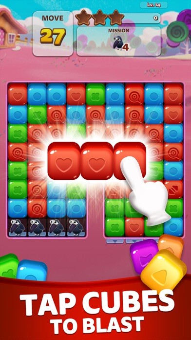 Emulate iPhone app Jelly Pop Blast using MyAndroid