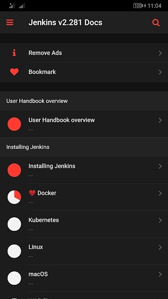 Run android online APK Jenkins v2.281 Docs from MyAndroid or emulate Jenkins v2.281 Docs using MyAndroid