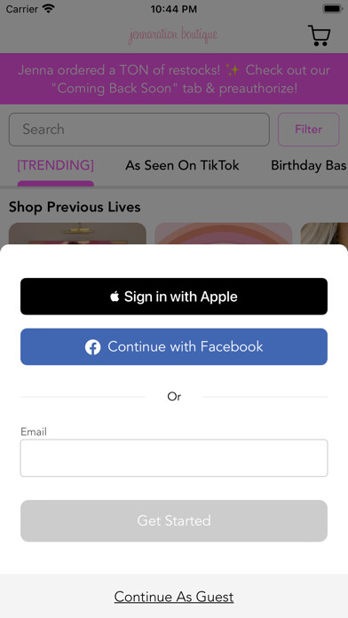 Emulate iPhone app Jennaration Boutique using MyAndroid Emulate iPhone app Jennaration Boutique using MyAndroid