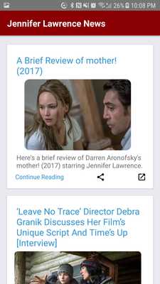Emulate Android APK Jennifer Lawrence News