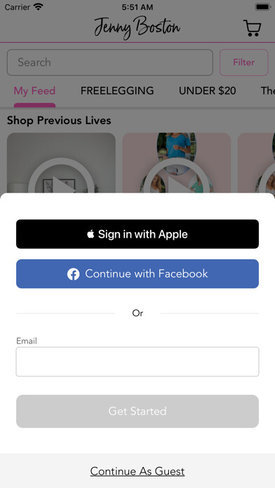 Emulate iPhone app Jenny Boston Boutique using MyAndroid Emulate iPhone app Jenny Boston Boutique using MyAndroid