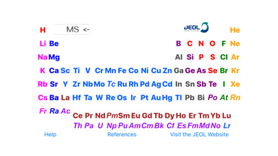 Emulate iPhone app JEOL USA Periodic Table using MyAndroid