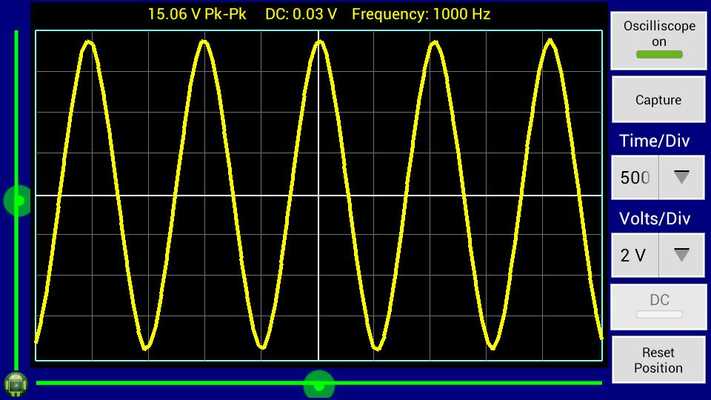 Emulate Android APK Jeremys Oscilloscope