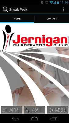 Emulate Android APK Jernigan Chiropractic