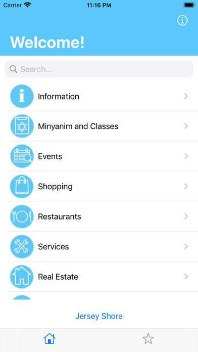 Emulate iPhone app Jersey Shore Jewish Info using MyAndroid Emulate iPhone app Jersey Shore Jewish Info using MyAndroid