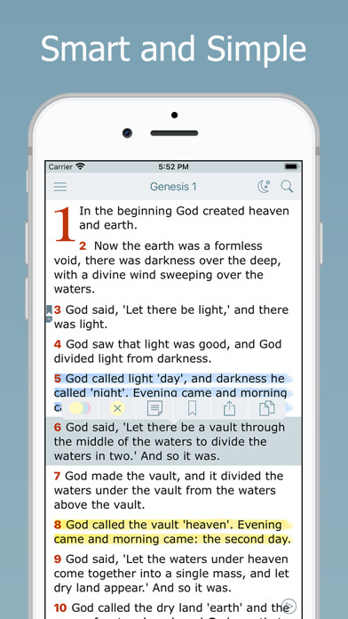 Emulate iPhone app Jerusalem Bible Holy Version using MyAndroid