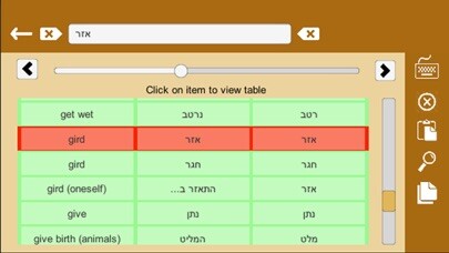 Emulate iPhone app Jerusalem Dictionary using MyAndroid