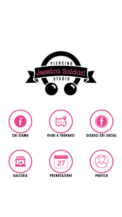 Emulate iPhone app Jessica Soldati Piercing using MyAndroid