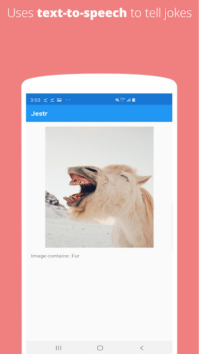 Run android online APK Jestr - Your Personal Dad Jokes Assistant from MyAndroid or emulate Jestr - Your Personal Dad Jokes Assistant using MyAndroid Run android online APK Jestr - Your Personal Dad Jokes Assistant from MyAndroid or emulate Jestr - Your Personal Dad Jokes Assistant using MyAndroid