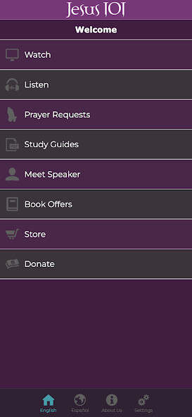 Emulate iPhone app Jesus 101 using MyAndroid