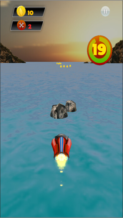 Emulate iPhone app Jet Boat Rush Survival Amazing 3d Game using MyAndroid