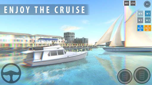 Run android online APK Jet Boat Sim Cruise Ship Drive from MyAndroid or emulate Jet Boat Sim Cruise Ship Drive using MyAndroid