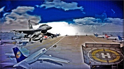 Emulate iPhone app Jet Fighter Parking Airport : Real Simulation Game using MyAndroid