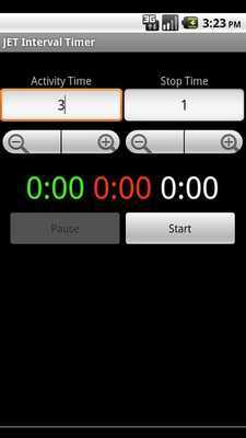 Emulate Android APK JET Interval Timer (free) Emulate Android APK JET Interval Timer (free)