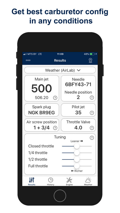 Emulate iPhone app Jetting for Husqvarna 2T Moto using MyAndroid Emulate iPhone app Jetting for Husqvarna 2T Moto using MyAndroid