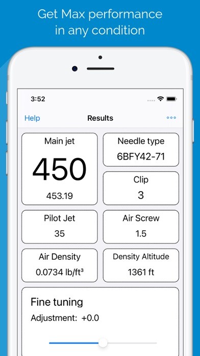 Emulate iPhone app Jetting for KTM 2T Dirt Bikes using MyAndroid Emulate iPhone app Jetting for KTM 2T Dirt Bikes using MyAndroid