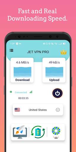 Run android online APK JET VPN Pro from MyAndroid or emulate JET VPN Pro using MyAndroid