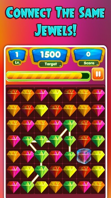 Emulate iPhone app Jewel Adventures Academy Blast using MyAndroid