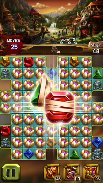 Run android online APK Jewel Amazon : Match 3 Puzzle from MyAndroid or emulate Jewel Amazon : Match 3 Puzzle using MyAndroid
