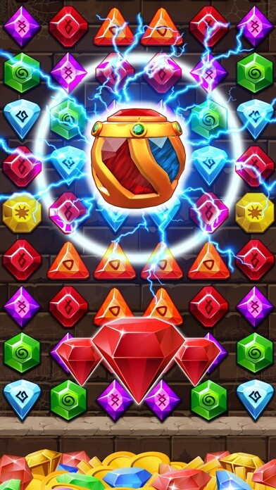 Emulate iPhone app Jewel Ancient Treasure using MyAndroid