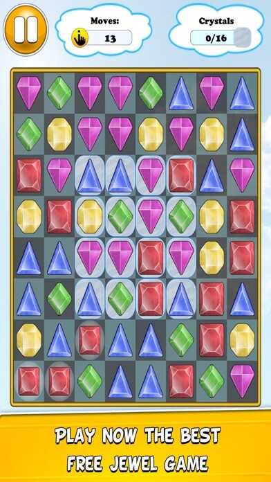 Emulate iPhone app Jewel Blaster Quest using MyAndroid