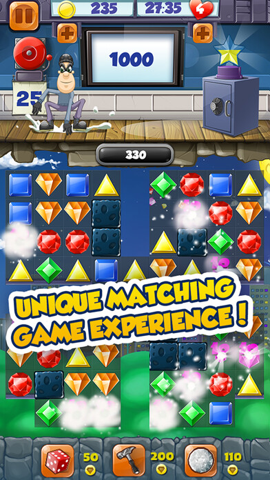 Emulate iPhone app Jewel Blast Thief Quest Adventure – Match 3 Puzzle using MyAndroid Emulate iPhone app Jewel Blast Thief Quest Adventure – Match 3 Puzzle using MyAndroid