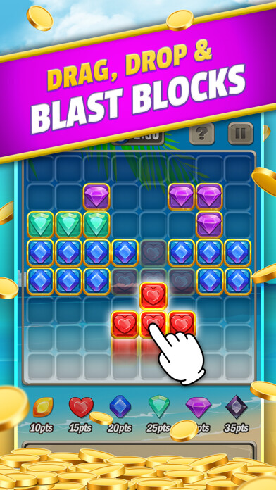 Emulate iPhone app Jewel Blitz: Block Puzzle using MyAndroid