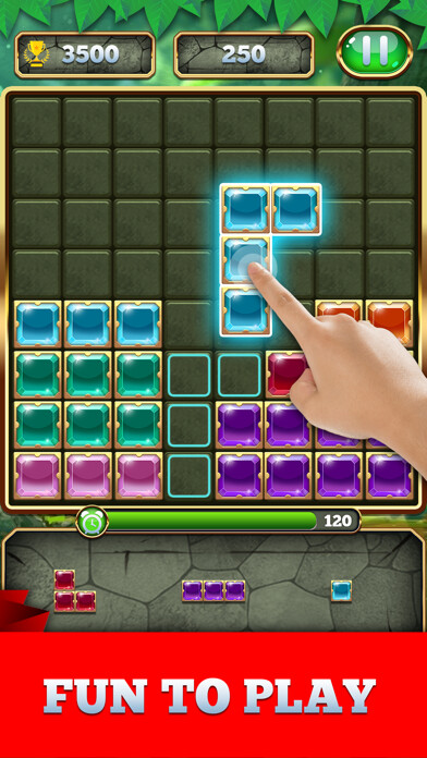 Emulate iPhone app Jewel Block - Puzzle Games using MyAndroid Emulate iPhone app Jewel Block - Puzzle Games using MyAndroid
