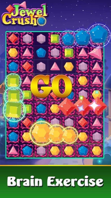 Emulate iPhone app Jewel Crush：Crush Fever Game using MyAndroid