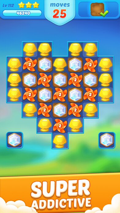 Emulate iPhone app Jewel Crush®- Match 3 Games using MyAndroid