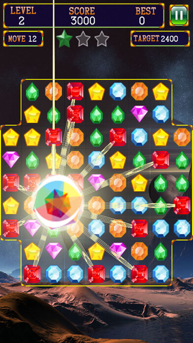 Emulate iPhone app Jewel Deluxe 2017 using MyAndroid