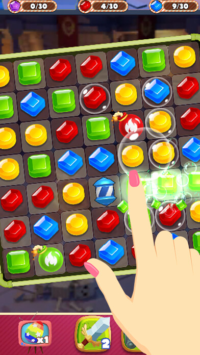 Emulate iPhone app Jewel Dungeon Match 3 using MyAndroid Emulate iPhone app Jewel Dungeon Match 3 using MyAndroid