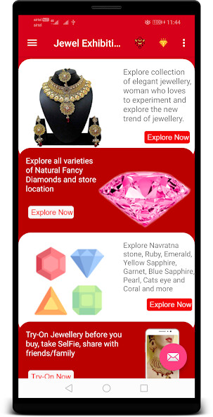 Run android online APK Jewel Exhibition - collection of elegant jewellery from MyAndroid or emulate Jewel Exhibition - collection of elegant jewellery using MyAndroid