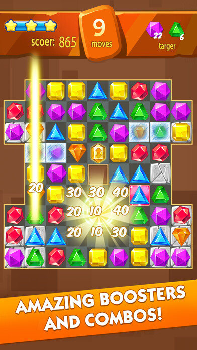 Emulate iPhone app Jewel Fever - Match 3 Games using MyAndroid Emulate iPhone app Jewel Fever - Match 3 Games using MyAndroid