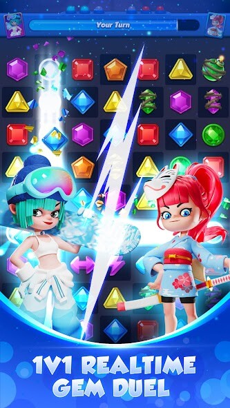 Run android online APK Jewel Friends: Match 3 PVP from MyAndroid or emulate Jewel Friends: Match 3 PVP using MyAndroid